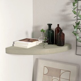 Scaffale Angolare A Parete Rovere 35x35x3,8 Cm İn Mdf /