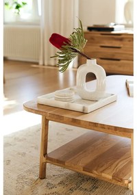 Tavolino in rovere naturale 60x100 cm Twig - The Beds