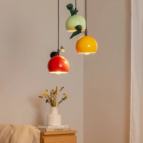 Lampada a sospensione Apple mix Luminex, dimmerabile, Nero, Soggiorno / Sala da pranzo, Metallo, Lampada a sospensione