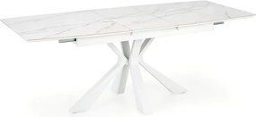 Tavolo allungabile effetto marmo Vivaldi - L160-200 cm x h78