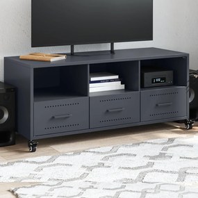 Mobile Tv Antracite 100,5x39x43,5 Cm Acciaio /