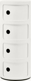 Contenitore di design con 4 cassetti Componibili, alt. 77 cm