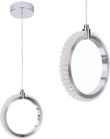 Lampada a sospensione a LED LHJ126-W Cromo