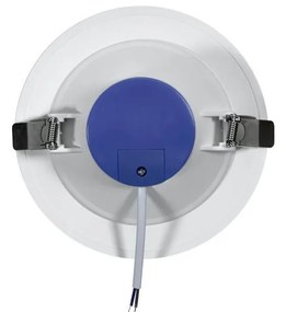 Faro da incasso 13W Foro Ø110-130mm Bianco da 1.105lm Rotondo Colore Bianco Naturale 4.000K