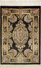 Ghom Tappeto persiano 90x60 (Iran) Annodato A Mano