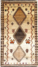 Shiraz Tappeto persiano 130x230 Beige (Iran) Annodato A Mano