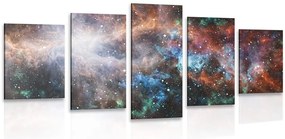 Quadri 5 pezzi – Galassia infinita