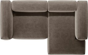 Divano angolare marrone (con penisola a destra/con chaise lounge) Bergamo – Cosmopolitan Design