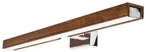 Brilagi-Illuminazione a LED per specchi da bagno WOODY MIRROR LED/12W/230V IP44 quercia/cromo