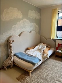 Letto singolo in legno di pino con griglia 90x200 cm Senza - Karup Design