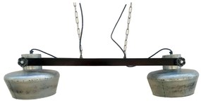 Lampadario DKD Home Decor Ferro Legno di mango 50 W (104 x 25 x 28 cm)