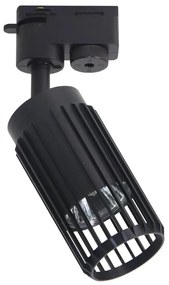 Faretto VERTICAL per sistema a binario 1xGU10/8W/230V nero