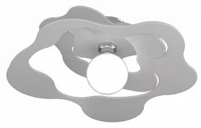 Ripples plafoniera d.50 cm. 1 luce grigio 1158-pl50-gr