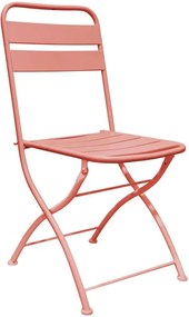 ROMANUS - sedia da giardino pieghevole salvaspazio in ferro