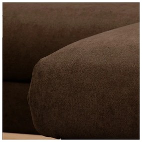Divano angolare marrone scuro (angolo destro) Beata - Ropez