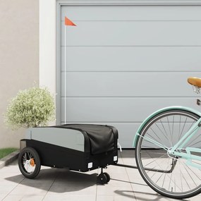 Rimorchio Da Bici Nero 30 Kg İn Ferro /