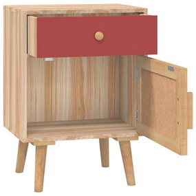 Comodini 2 pz 40x30x55 cm in Legno Multistrato