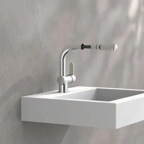 Schütte 79710 - Rubinetto per lavello LONDON con doccetta estraibile, finitura cromata lucida