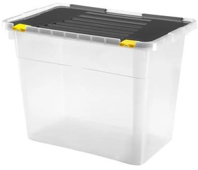 Contenitore 100 l nero/trasparente