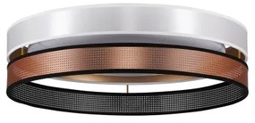 Duolla- Plafoniera LED ROLLER DUO SHINY LED/24W/230V diametro 45 cm bianco/rame