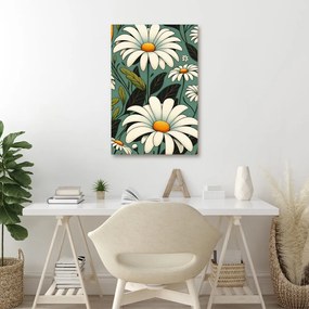 Quadro su tela – Campo estivo di margherite
