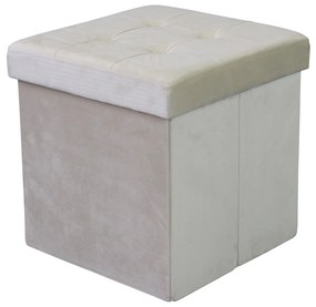 KATI - pouf quadrato in velluto