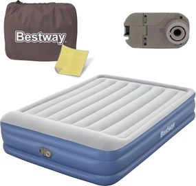 Materasso gonfiabile 203x152x46 cm con pompa elettrica incorporata Bestway 67630