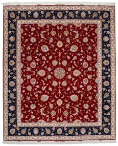 Tabriz Tappeto persiano 260x310 Rosso (Iran) Annodato A Mano