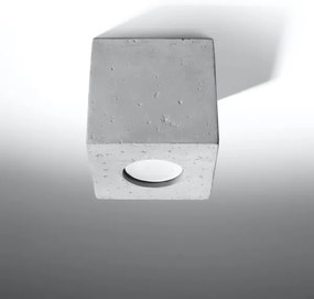 Sollux SL.0489 - Faretto QUAD 1xGU10/10W/230V calcestruzzo