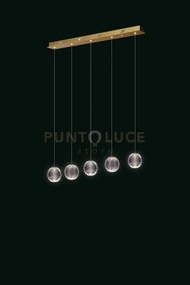 Lampada a sospensione diamante, acrilico trasparente, montatura in ...