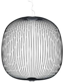 Spokes 2 Grande Lampada LED a Sospensione Dimmerabile 10m Grafite - Foscarini