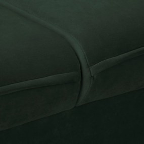 Divano verde scuro con rivestimento in velluto 138 cm Juli – Ropez