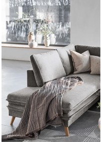 Divano letto angolare grigio (angolo sinistro) Charming Charlie - Miuform