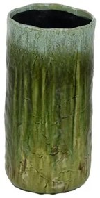Vaso Verde Ceramica 21 x 21 x 41 cm