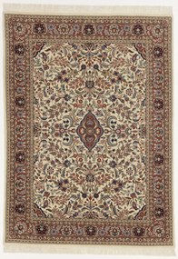Isfahan Tappeto 150x110 (Iran) Annodato A Mano