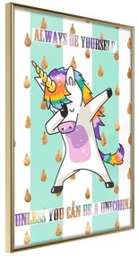 Poster Dabbing Unicorn