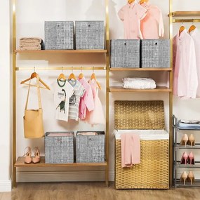 Set di 6 contenitori CURAN - grigio