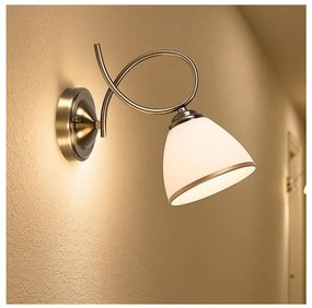 Brilagi - Lampada da parete FRED 1xE27/60W/230V, finitura bronzo