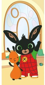 Asciugamano per bambini in cotone 70x140 cm Bing "Hoppity" – Jerry Fabrics