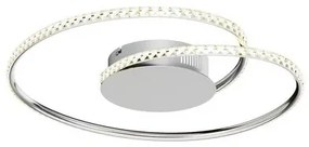 Joline LED Plafoniera Ø45 Chrome/Clear - Lindby