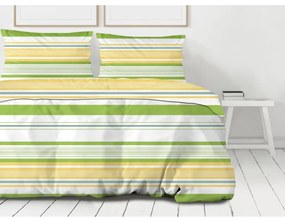 Biancheria da letto premium in cotone di colore verde Rozmer: 140x200 cm | 1 x 70x80 cm