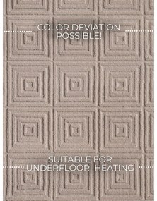 Tappeto beige 120x170 cm Perles Tourmaline – Elle Decoration