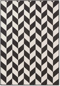 Tappeto da interno/esterno nero/color crema 120x170 cm Haringey Terrick – Ted Baker