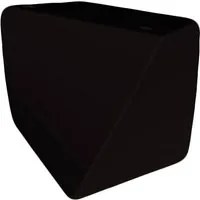 Pouf da Giardino 45x45 cm in Resina Arkema Twisty Pouf Antracite