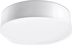Plafoniera Tonda in PVC da Soffitto 3xE27 ARENA 45 Bianca da interno