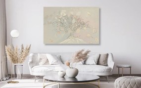 Stampa su tela – Albero autunnale disegnato