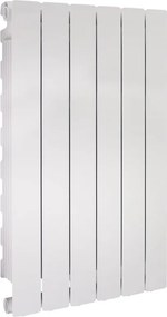 Termosifone in alluminio 6 elementi interasse 800 mm PRODIGE MODERN neutral white