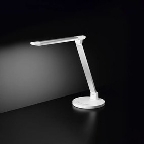 Lampada Da Scrivania In Alluminio Moderna Hal Bianco Satinato Led