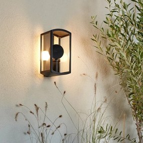 Applique classico da esterno DAROCA nero IP54 1X E27 INSPIRE