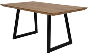 EULA - tavolo in rovere impiallacciato cm 90x160x75 h